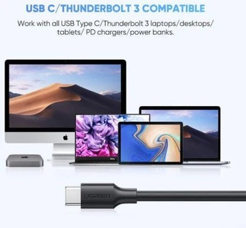 Кабель Micro-B USB 3.0 — USB-C UGREEN 1 м (черный)