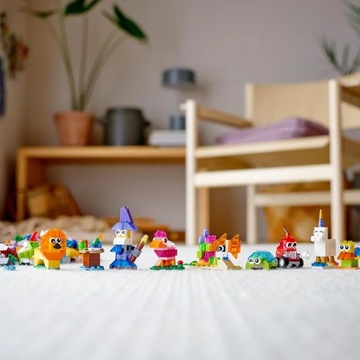 LEGO Classic 11013 Креативные прозрачные кубики, 500 деталей, набор для 4+