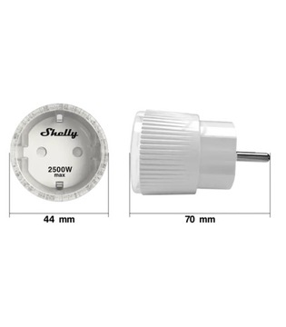 Настенная розетка Shelly Plug S с поддержкой Wi-Fi