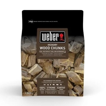 Weber Bloki wędzarnicze - Hickory, 1500 g, 17619