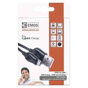 USB 2.0 — кабель micro 2A, 1 м для контроля качества