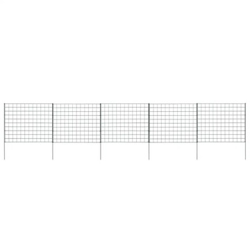vidaXL Садовый забор 77,5 x 64 см Зеленый