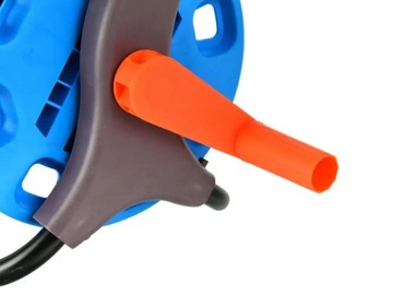 GEKO G732 синяя тележка для садового шланга на 25 м