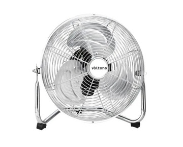 VOLTENO WENTYLATOR-CYRKULATOR PODŁOGOWY CHROM 100W / 45cm VO0547