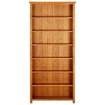 vidaXL 7-уровневый книжный шкаф 90 x 22,5 x 200 см Дуб