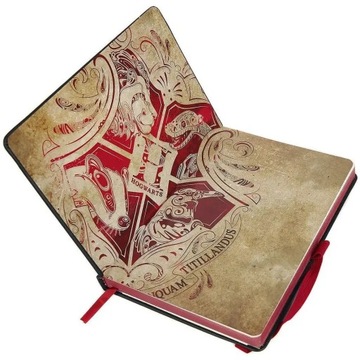 Блокнот Гарри Поттер Гриффиндор кожаный А5 линий 120к