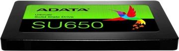 Твердотельный накопитель Adata Ultimate SU650, 240 ГБ, 2,5 дюйма, SATA III