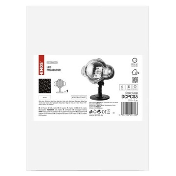 MAS24 СВЕТОДИОДНЫЙ СНЕГОПАДАЮЩИЙ ПРОЕКТОР EMOS DCPC03 IP44
