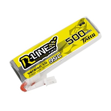TATTU POWERFUL АККУМУЛЯТОР ЛИТИЙ-ПОЛИМЕРНЫЙ АККУМУЛЯТОР 500MAH 3.7V 95C 1S1P LONG