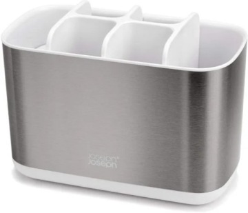 ОРГАНАЙЗЕР для ЗУБНЫХ ЩЕТОК L белый Easy Store Steel Joseph Joseph