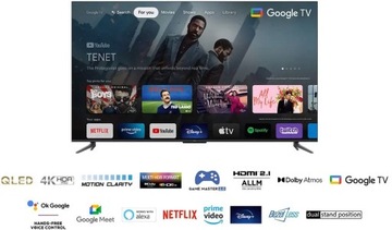 TCL 55C645 55-дюймовый 4K UHD Android QLED-телевизор
