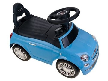ПРОКАТ НА ПУШЕР-ХОДОКЕ 3 В 1 АВТОМОБИЛЬ ДЛЯ ДЕТЕЙ АВТОМОБИЛЬ ФИАТ 500 СИНИЙ