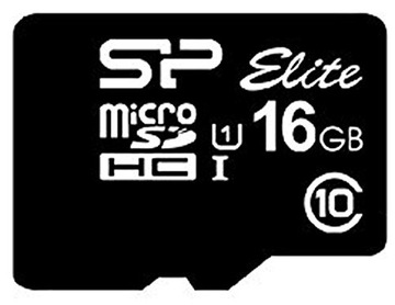 microSDHC 16 ГБ CL10/UHS-1 40/15 МБ/с Elite Adapt