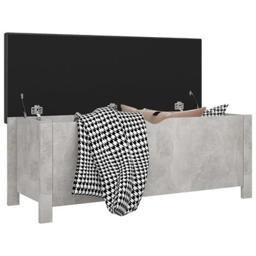 КОРОБКА С ПОДУШКОЙ БЕТОН СЕРЫЙ 105Х40Х45СМ