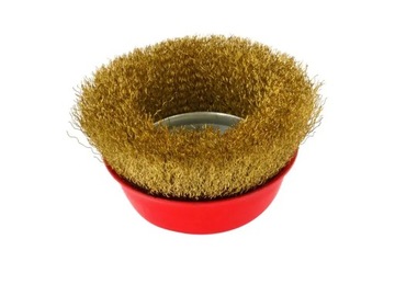 Передняя щетка Geko из латунной проволоки 125 мм M14