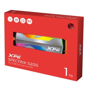 НАКОПИТЕЛЬ ADATA XPG SPECTRIX S20G 1 ТБ M.2 PCIE NVME