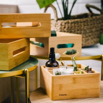 Органайзер VATI BOX, бамбук, 30,5х22 см HOMLA