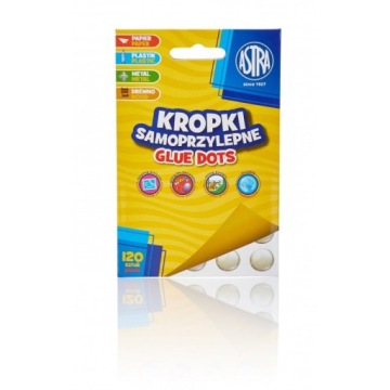 Горошок самоклеючий 120 шт. Маса кріпильна Клей DOTS 401119002 ASTRA