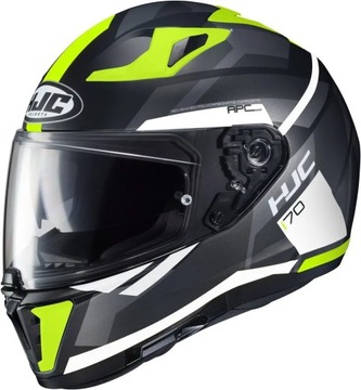 KASK HJC I70 ELIM BLACK/FLO GREEN S