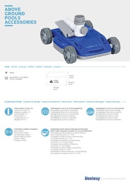 Пылесос для бассейна Bestway Flowclear AquaDrift 58665