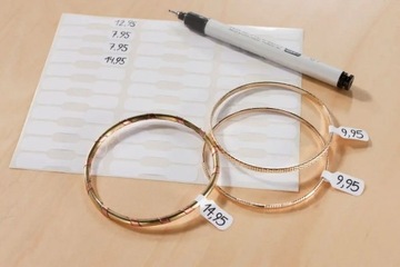 Ценники Avery 49х10мм 930шт белый