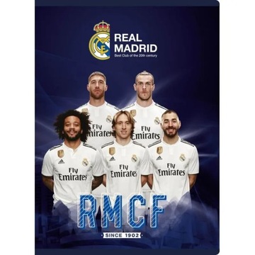 Блокнот REAL MADRID А5, 32 страницы в квадрате.