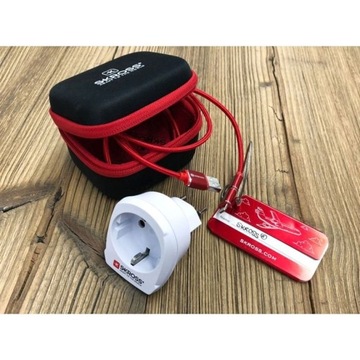 Solight PA24 - Дорожный адаптер для Швейцарии, 230 В
