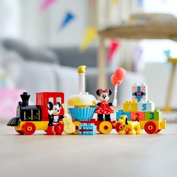 LEGO DUPLO Поезд на день рождения Микки и Минни