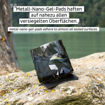 СЕРЕБРЯНЫЙ МАГНИТНЫЙ СТАКАН СЕРЫЕ МЕЛАМИНОВЫЕ СТАКАНЫ