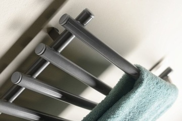 Aqualine Elektryczna suszarka na ręczniki 72W szar