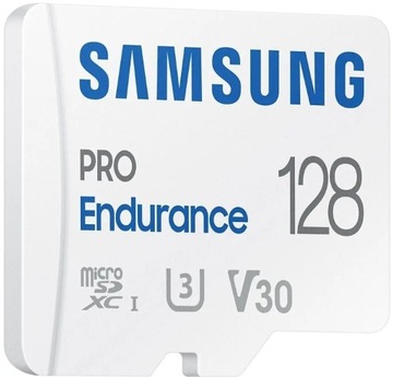 Карта памяти Samsung PRO Endurance 2022 MicroSDXC 128 ГБ, класс 10 UHS-I/U3 V30