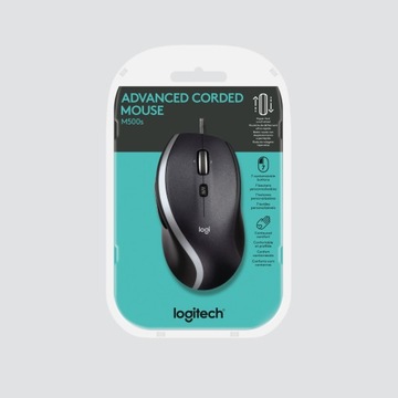 Káblová myš Logitech M500s optický senzor