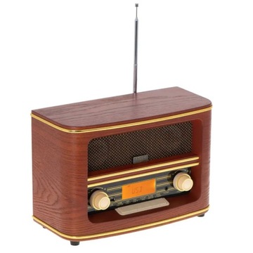 СТИЛЬНОЕ РЕТРО РАДИО FM LCD Bluetooth ADLER AD1187