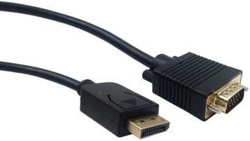 Кабель GEMBIRD DisplayPort VGA, 1,8 м, черный