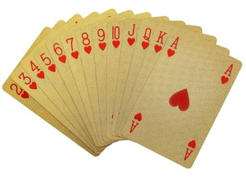WADDINGTONS NO.1 GOLD DECK ZŁOTA TALIA 54 KARTY