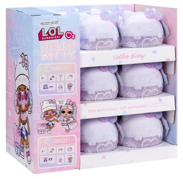 LOL Surprise Laleczka Crystal Cutie w kuli Loves Hello Kitty 503835