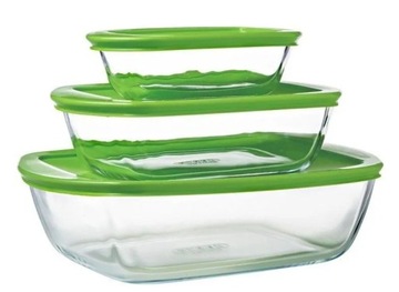 NACZYNIE ŻARO Z POKRYWKĄ COOK & STORE PYREX
