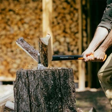 FISKARS X-SERIES X24 M Колун для колки и резки древесины, острый