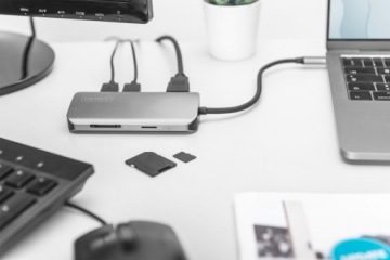 Док-станция USB Type C 8 портов для двух мониторов