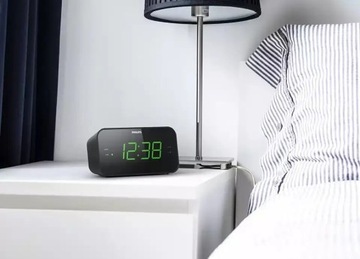 РАДИО БУДИЛЬНИК ЧАСЫ БУДИЛЬНИК FM ЖК-дисплей PHILIPS LOUD LED