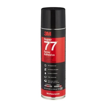 Uniwersalny Klej 3M Super 77 ORYGINALNY w Aerozolu 500ml MOCNY