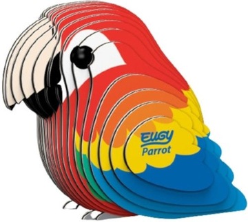 Попугай - Эко 3D Пазл - Eugy