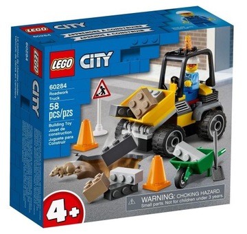LEGO City 60284 Pojazd do robót drogowych USZKODZONE OPAKOWANIE