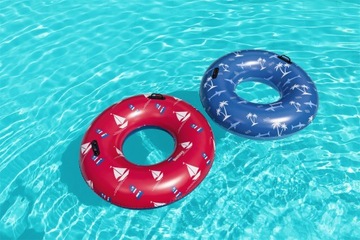 Надувной круг для плавания 119 см синий Bestway 36353