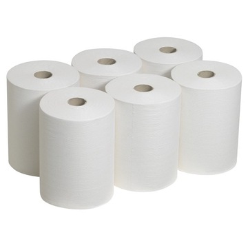 Kimberly-Clark Scott Slimroll ręczniki papierowe w roli, białe 6 rolek 165m
