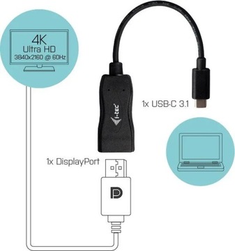 i-tec Adapter USB-C do DPort kompat z Thunderbolt3