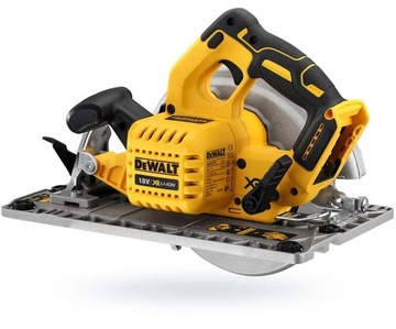 Циркулярная пила на аккумуляторе. 18 В DeWalt DCS572P2 2x5 Ач работает с рейкой