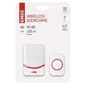 P5732 EMOS беспроводной USB-дверной звонок с подсветкой