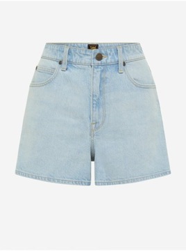 LEE spodnie HIGH WAIST blue jeans SHORT _ W31