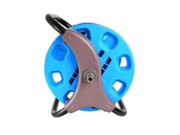 GEKO G732 синяя тележка для садового шланга на 25 м